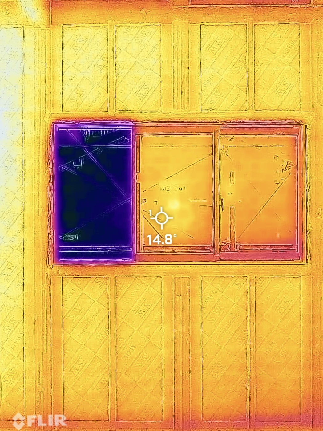 サーモカメラ窓空き