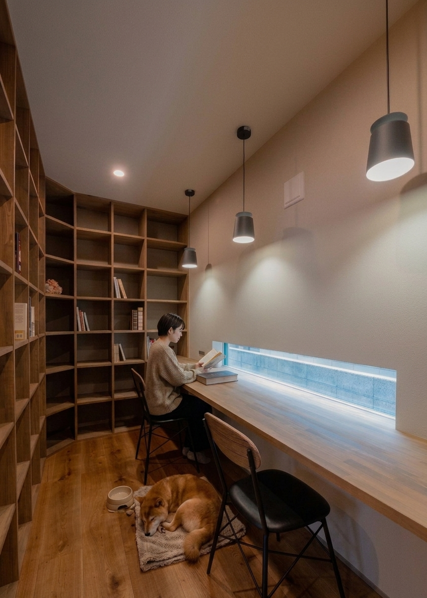 本棚とアイアンと私