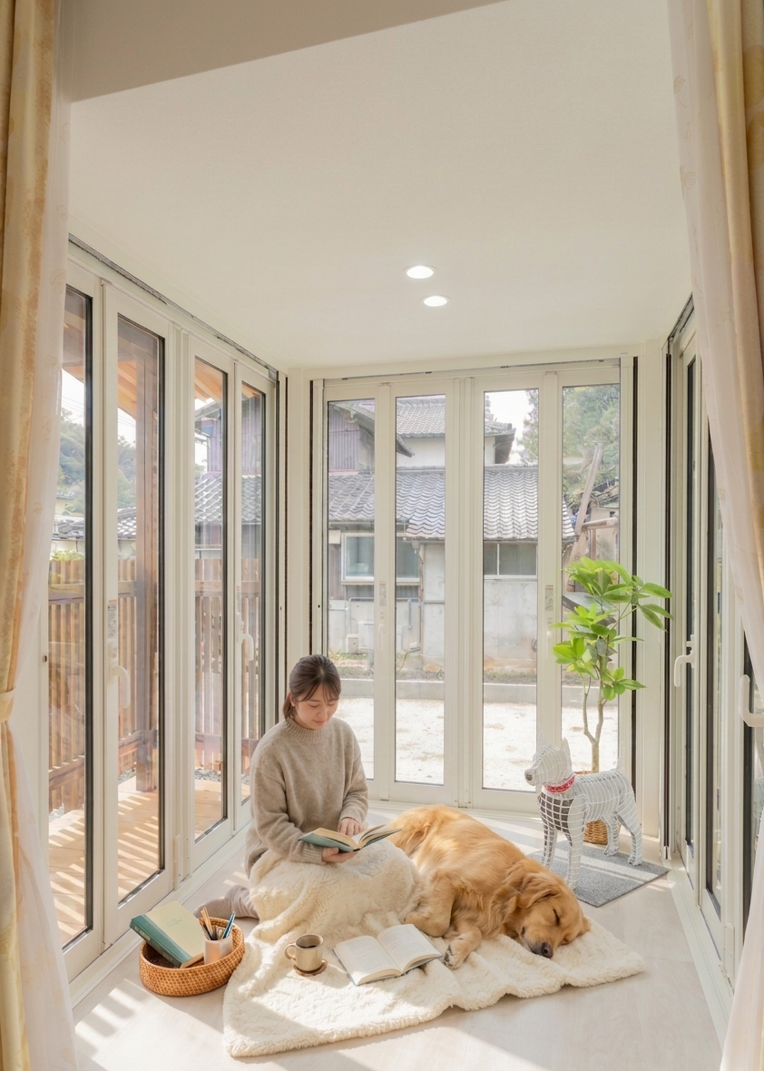 私と愛犬と平屋の快適な暮らし