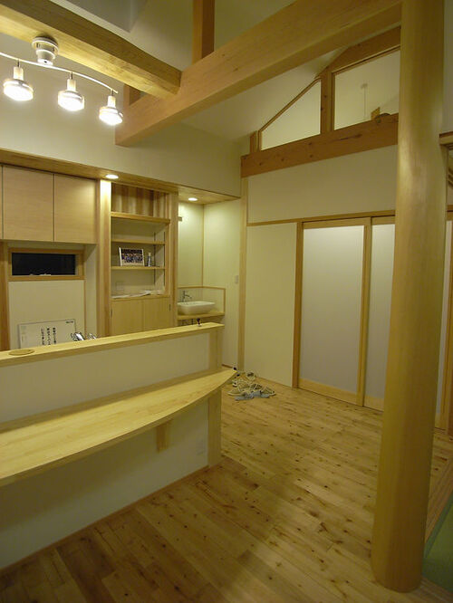 木のぬくもりあふれる家