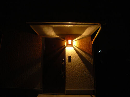 【玄関】ライトアップ
